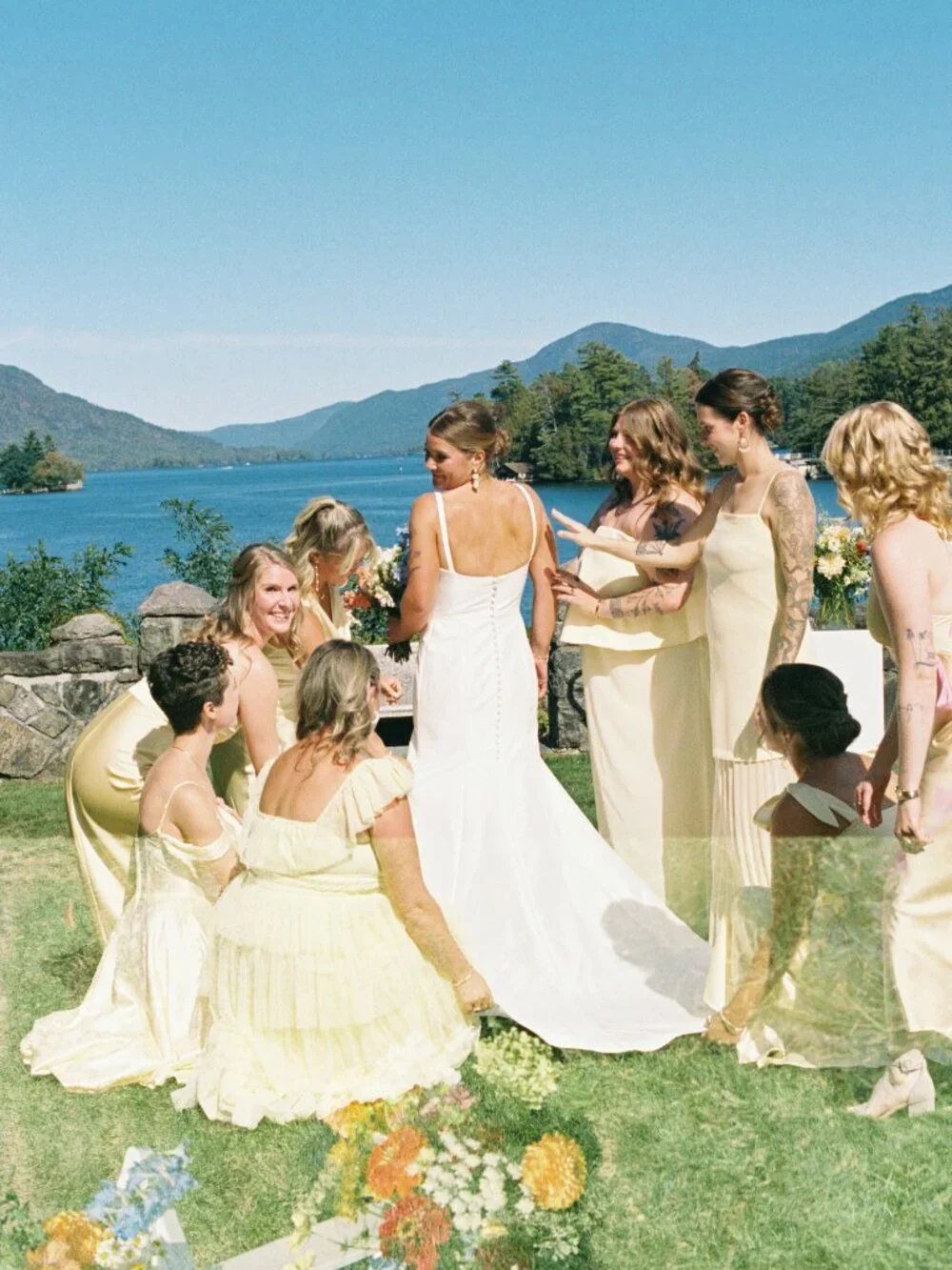 Show Me Your MuMu Butter Yellow Sleeveless Bridesmaid Dress - Picture 7 of 16